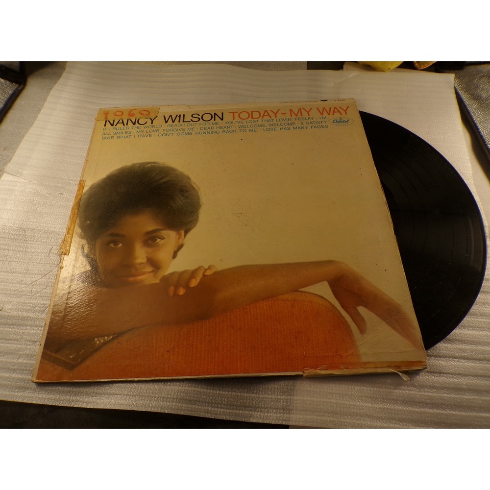 Nancy Wilson Today-My Way Vinyl LP 1965 Capitol Records T 2321 Vocal Jazz Pop